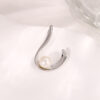 Abstract Shape Sterling Silver Pearl Pendant - Image 4
